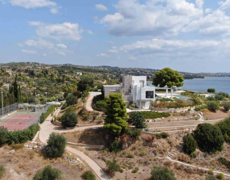 Villa- Hector & Artemis Complex -Porto Heli-by-Olive-Villa-Rentals-exterior-property-b-exterior-area