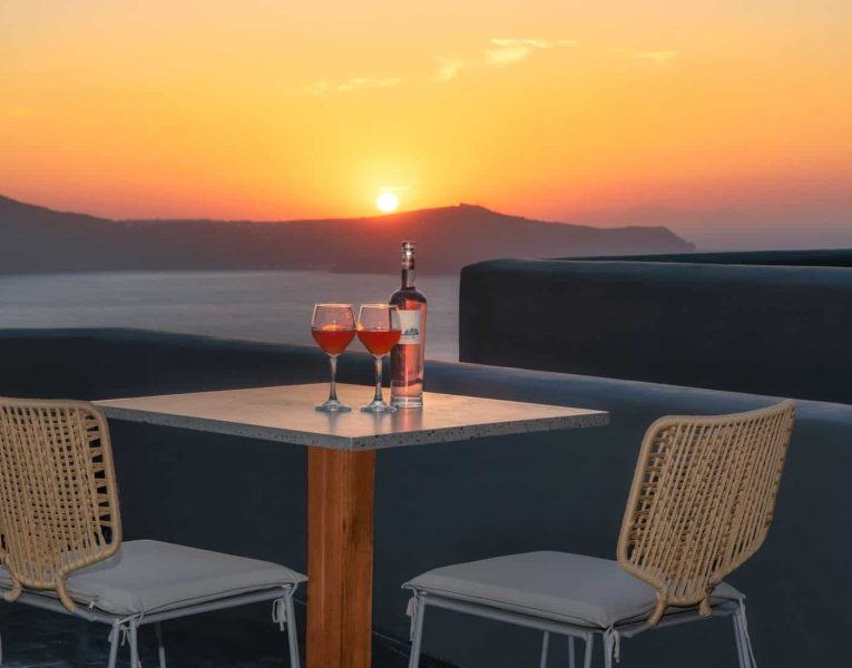 Villa-Fleur-Santorini-by-Olive-Villa-Rentals-terrace-sunset-views