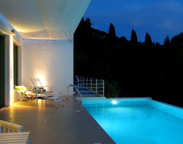 Villa-Breeze-Skopelos-by-Olive-Villa-Rentals-pool-area-night