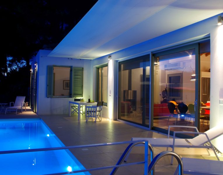 Villa-Breeze-Skopelos-by-Olive-Villa-Rentals-pool-area-night