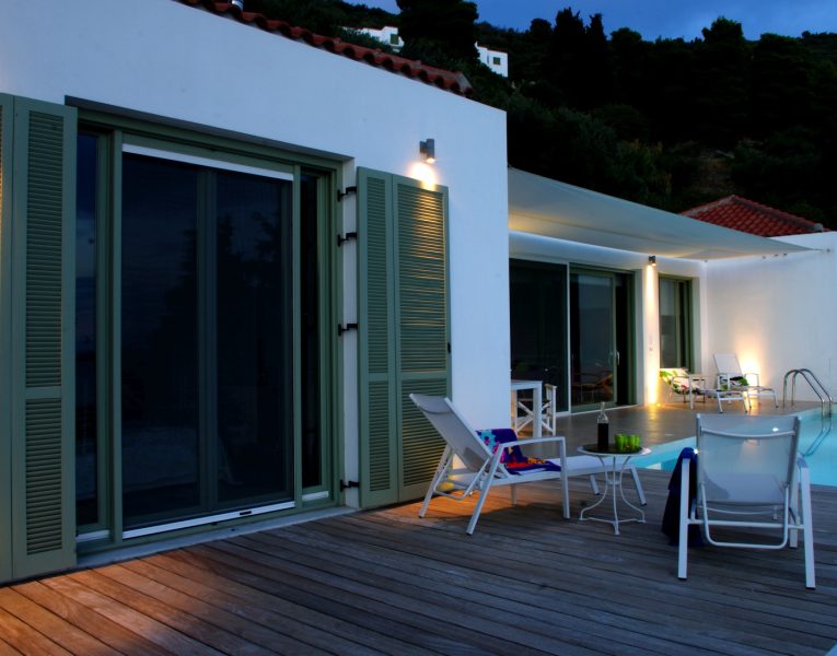 Villa-Breeze-Skopelos-by-Olive-Villa-Rentals-pool-area-night