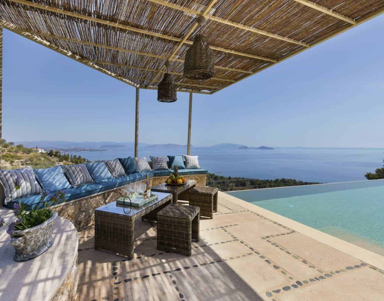 Villa- Lilium -Spetses-by-Olive-Villa-Rentals-pool-area