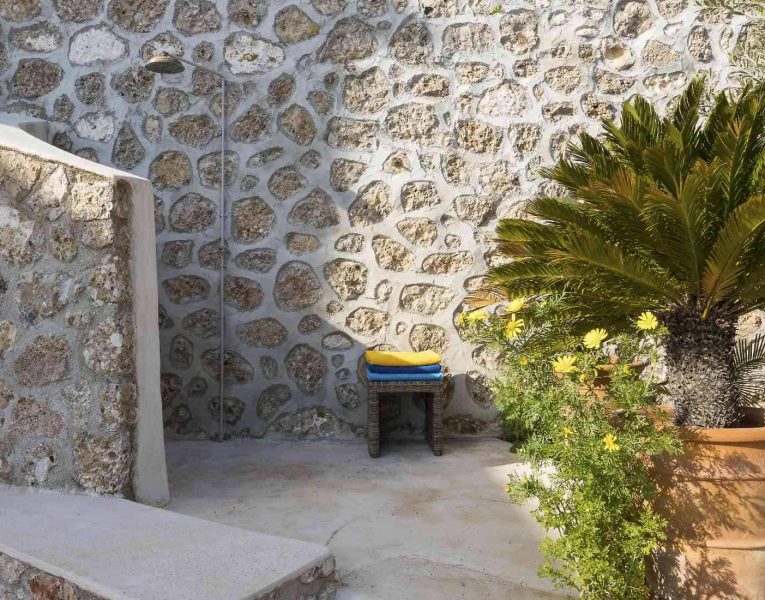 Villa- Lilium -Spetses-by-Olive-Villa-Rentals-exterior-area-shower