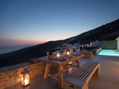 Villa- Serendipity-Tinos-by-Olive-Villa-Rentals-exterior-area-night