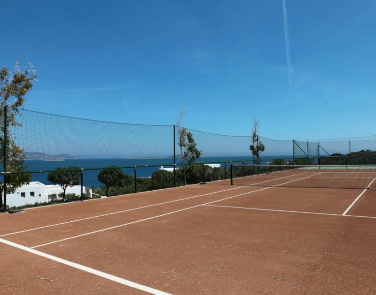 Villa Eurydice in Antiparos Greece, tennis, by Olive Villa Rentals