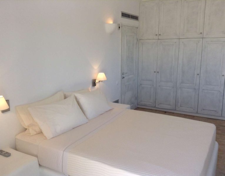 Villa Eurydice in Antiparos Greece, bedroom, by Olive Villa Rentals