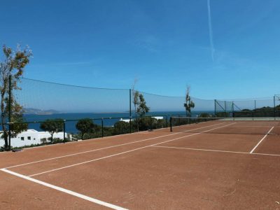 Villa Orpheus in Antiparos Greece, tennis, by Olive Villa Rentals