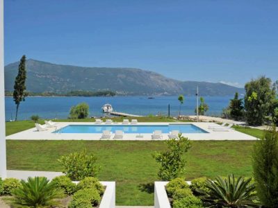 Villa Harmonia in Corfu Greece, pool, by Olive Villa Rentals