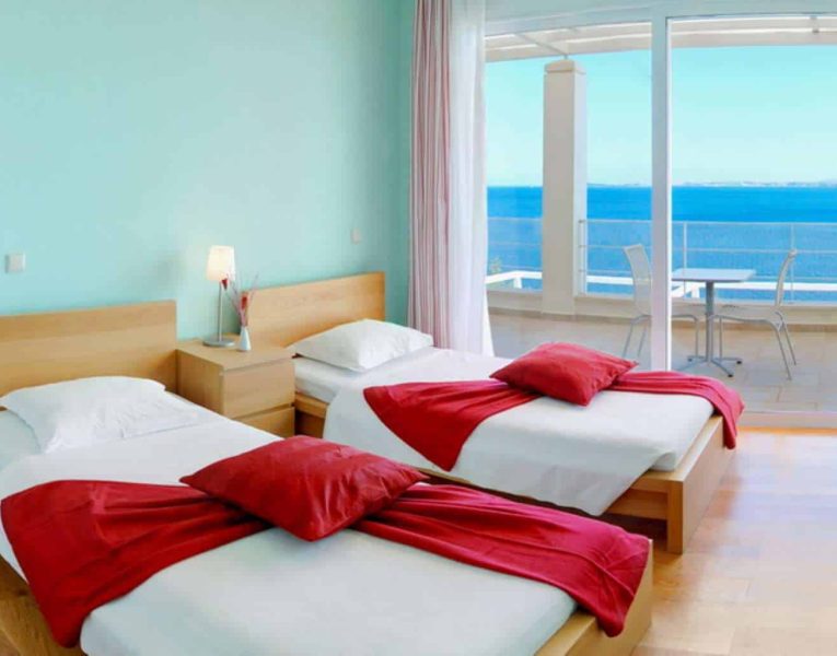 Villa Ligeia in Corfu Greece, bedroom 4, by Olive Villa Rentals