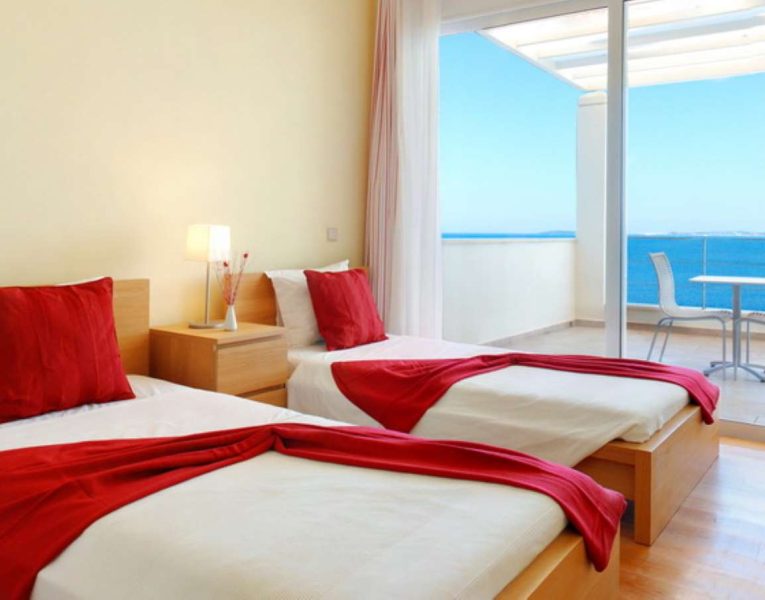 Villa Ligeia in Corfu Greece, bedroom 5, by Olive Villa Rentals