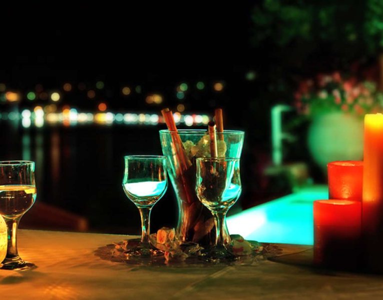 Villa Rhea in Corfu Greece, drinks, by Olive Villa Rentals