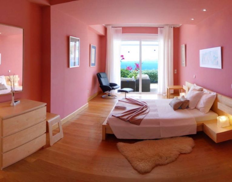 Villa Rhea in Corfu Greece, bedroom, by Olive Villa Rentals