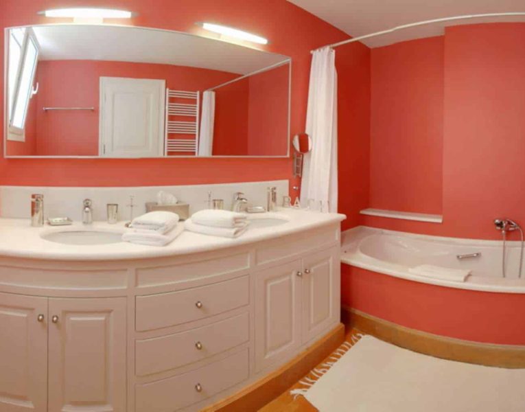 Villa Rhea in Corfu Greece, bathroom 2, by Olive Villa Rentals