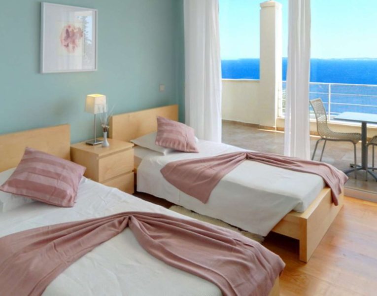 Villa Rhea in Corfu Greece, bedroom 3, by Olive Villa Rentals
