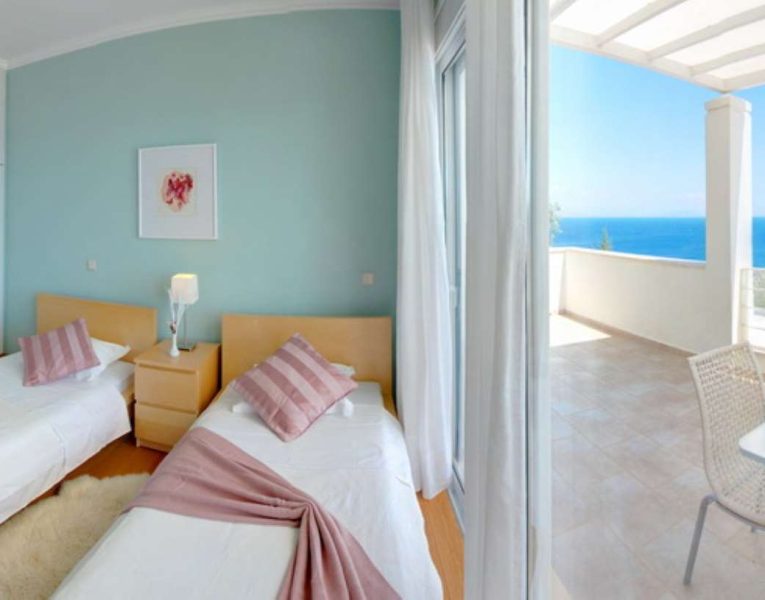 Villa Rhea in Corfu Greece, bedroom 4, by Olive Villa Rentals