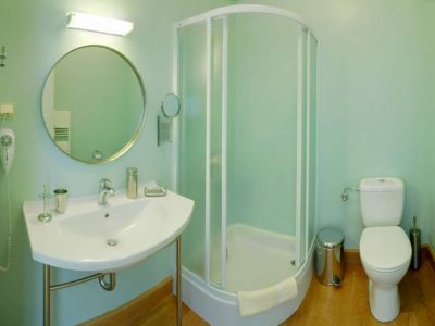 Villa Rhea in Corfu Greece, bathroom 3, by Olive Villa Rentals