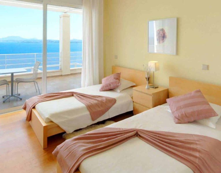 Villa Rhea in Corfu Greece, bedroom 5, by Olive Villa Rentals