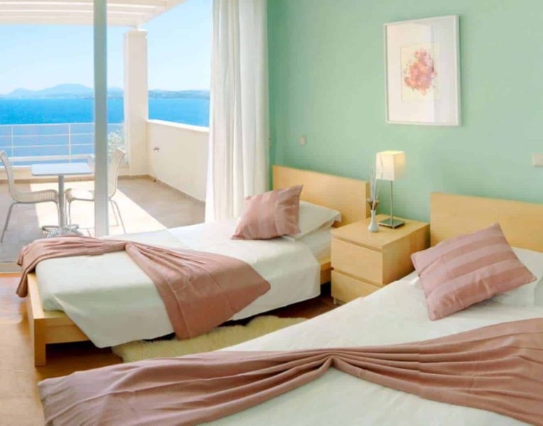 Villa Rhea in Corfu Greece, bedroom 7, by Olive Villa Rentals