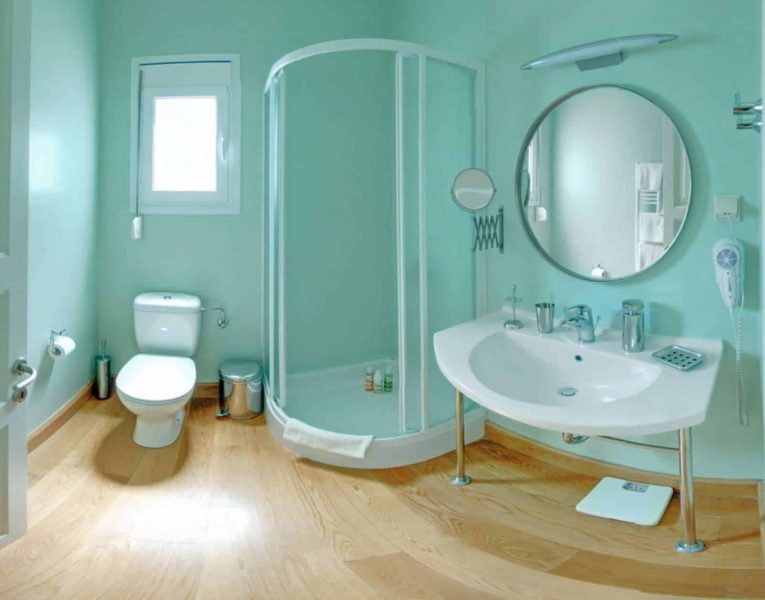 Villa Rhea in Corfu Greece, bathroom 5, by Olive Villa Rentals