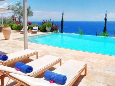 Villa Rhea in Corfu Greece, pool 2, by Olive Villa Rentals
