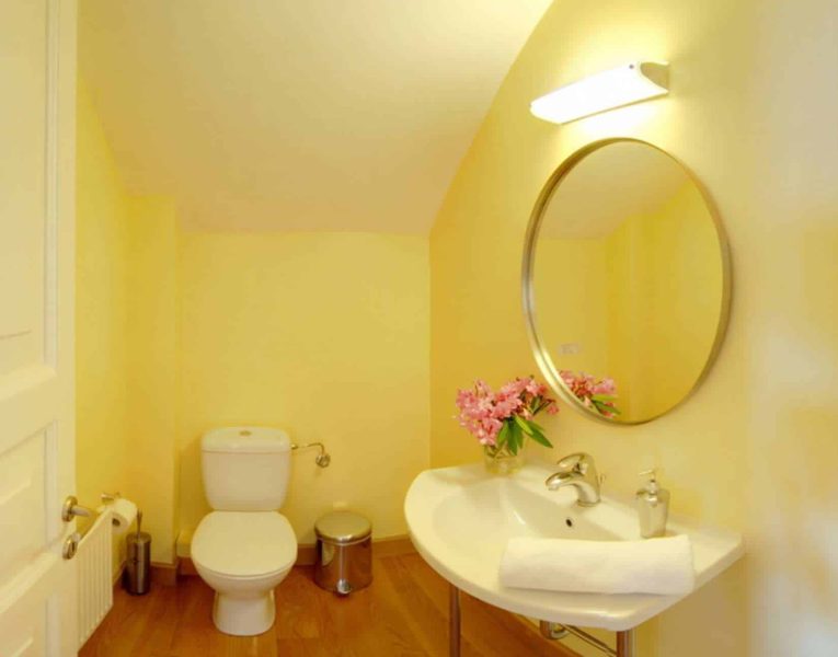 Villa Selene in Corfu Greece, bathroom, by Olive Villa Rentals