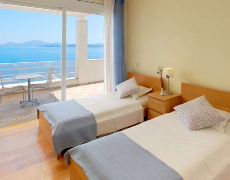 Villa Selene in Corfu Greece, bedroom 3, by Olive Villa Rentals