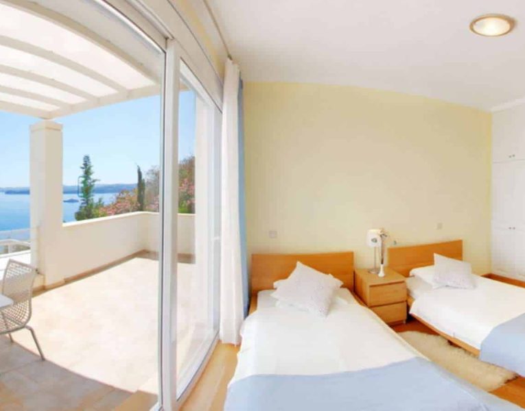 Villa Selene in Corfu Greece, bedroom 4, by Olive Villa Rentals
