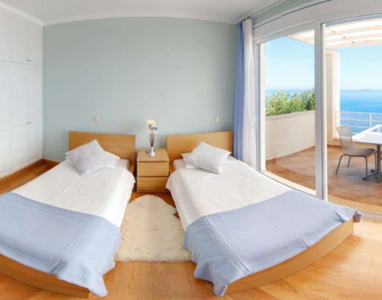 Villa Selene in Corfu Greece, bedroom 5, by Olive Villa Rentals