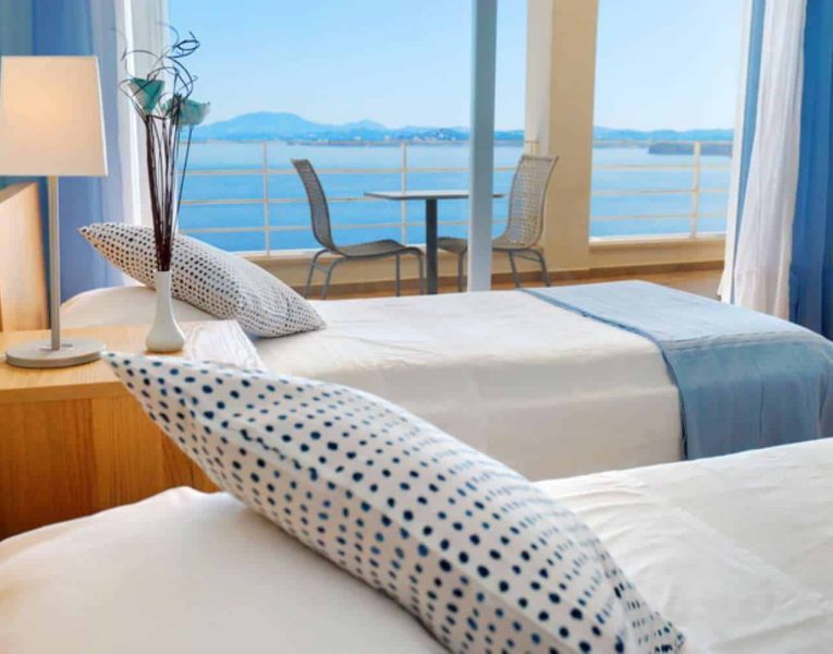 Villa Selene in Corfu Greece, bedroom 6, by Olive Villa Rentals