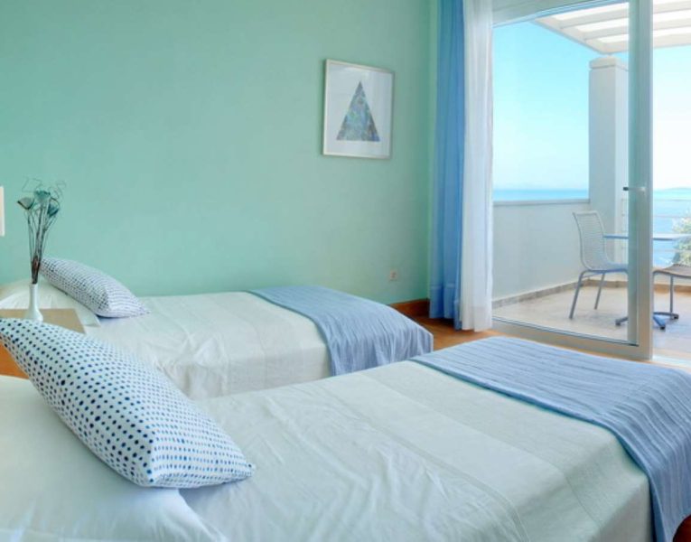 Villa Selene in Corfu Greece, bedroom 7, by Olive Villa Rentals