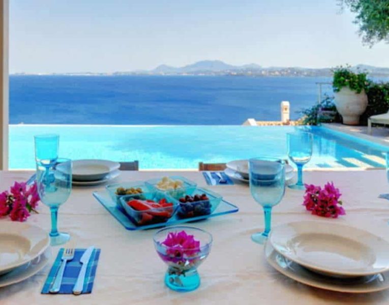 Villa Selene in Corfu Greece, pool 5, by Olive Villa Rentals