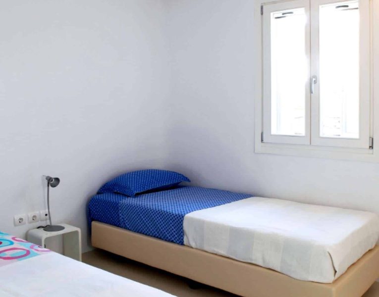 Villa Alistaire in Mykonos Greece, bedroom, by Olive Villa Rentals