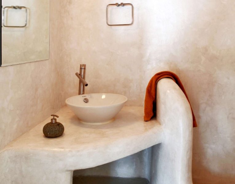 Villa Alistaire in Mykonos Greece, bathroom 3, by Olive Villa Rentals