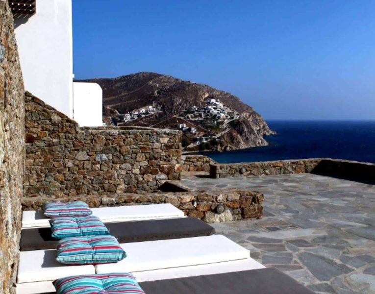 Villa Alistaire in Mykonos Greece, sea view 8, by Olive Villa Rentals