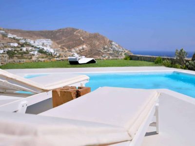 Villa Ambrosia in Mykonos Greece, pool 2, by Olive Villa Rentals