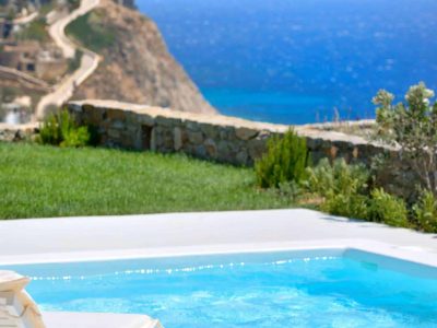 Villa Ambrosia in Mykonos Greece, pool 5, by Olive Villa Rentals