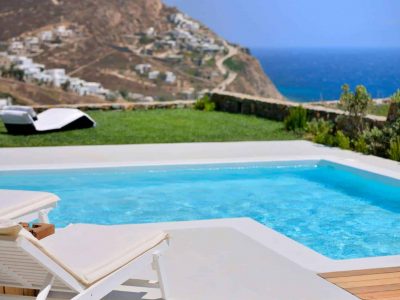 Villa Ambrosia in Mykonos Greece, pool 7, by Olive Villa Rentals