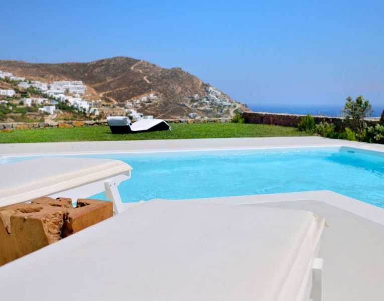 Villa Ambrosia in Mykonos Greece, pool 9, by Olive Villa Rentals