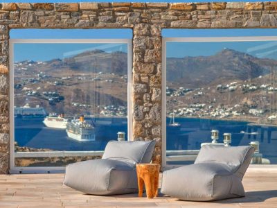 Villa Anemos in Mykonos Greece, sea view, by Olive Villa Rentals