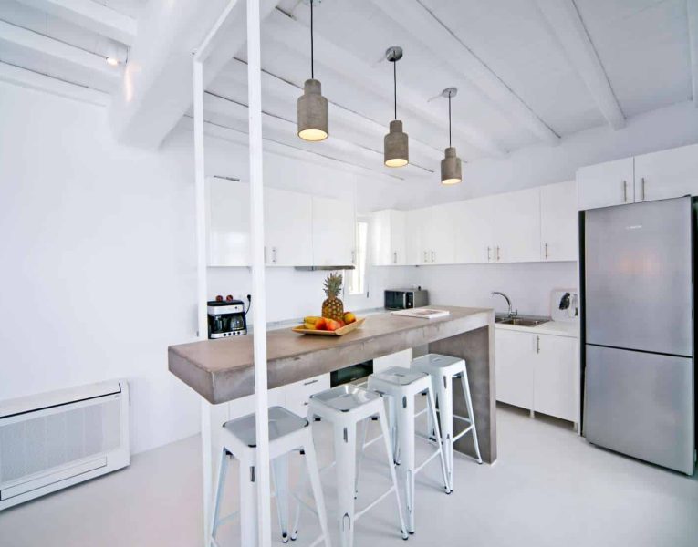 Villa Ariadne in Mykonos Greece, kitchen 4, by Olive Villa Rentals
