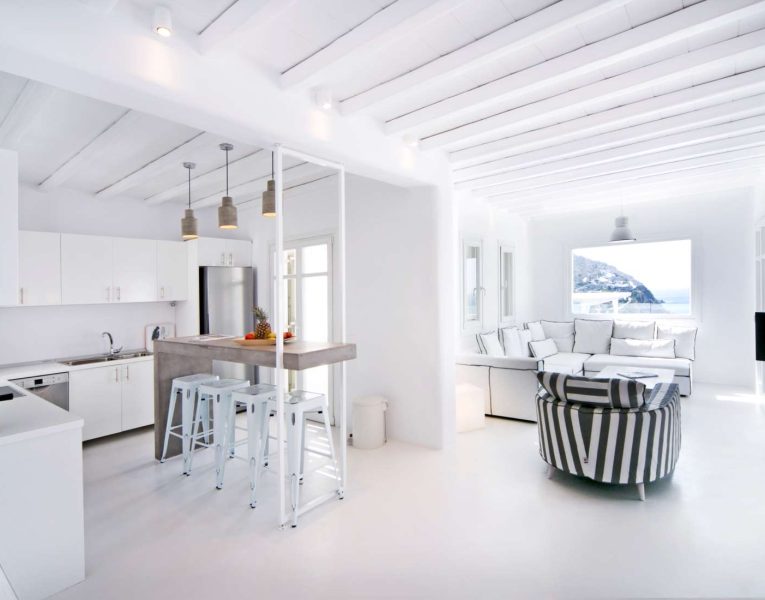 Villa Ariadne in Mykonos Greece, kitchen 6, by Olive Villa Rentals