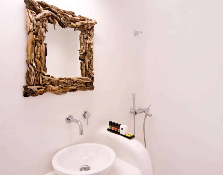 Villa Ariadne in Mykonos Greece, bathroom 2, by Olive Villa Rentals