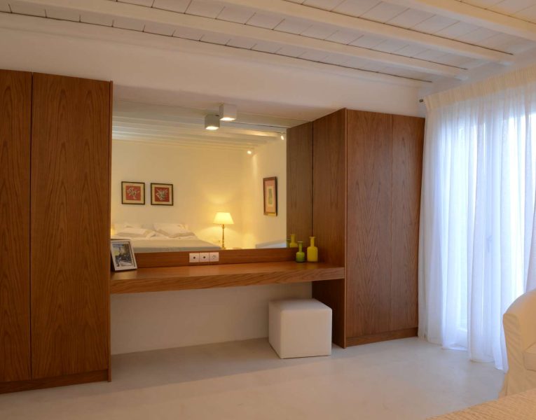 Villa Calanthe in Mykonos Greece, bedroom 2, by Olive Villa Rentals