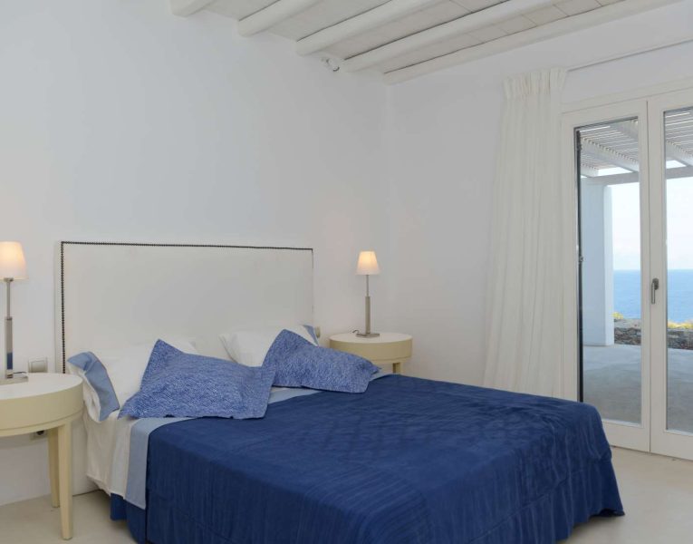 Villa Calanthe in Mykonos Greece, bedroom 8, by Olive Villa Rentals