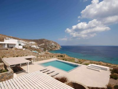Villa Calanthe in Mykonos Greece, sea view 2, by Olive Villa Rentals