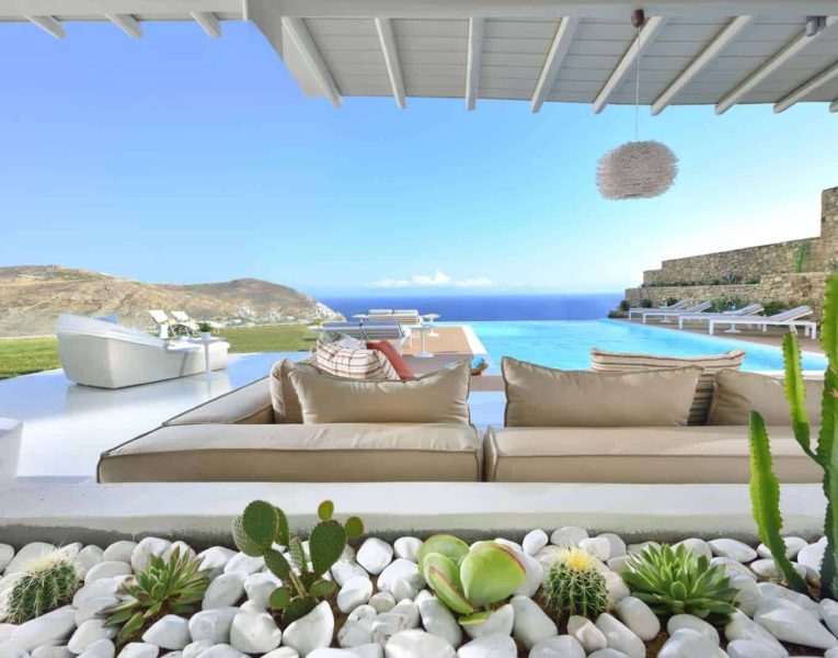 Villa Eterea in Mykonos Greece, pool 7, by Olive Villa Rentals