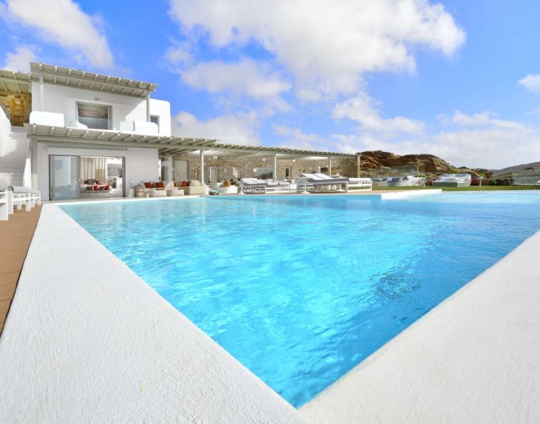 Villa Eterea in Mykonos Greece, pool 2, by Olive Villa Rentals