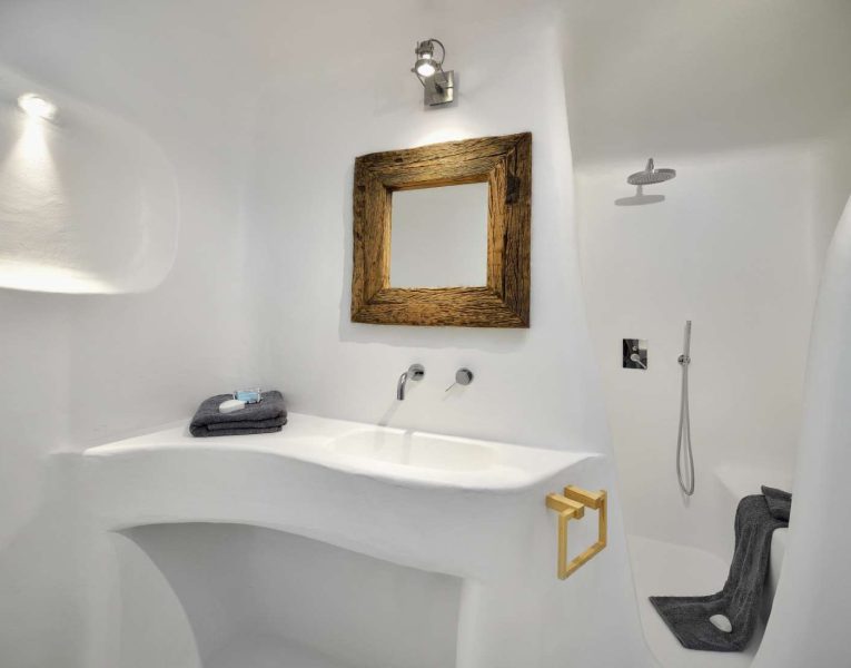 Villa Eterea in Mykonos Greece, bathroom 6, by Olive Villa Rentals