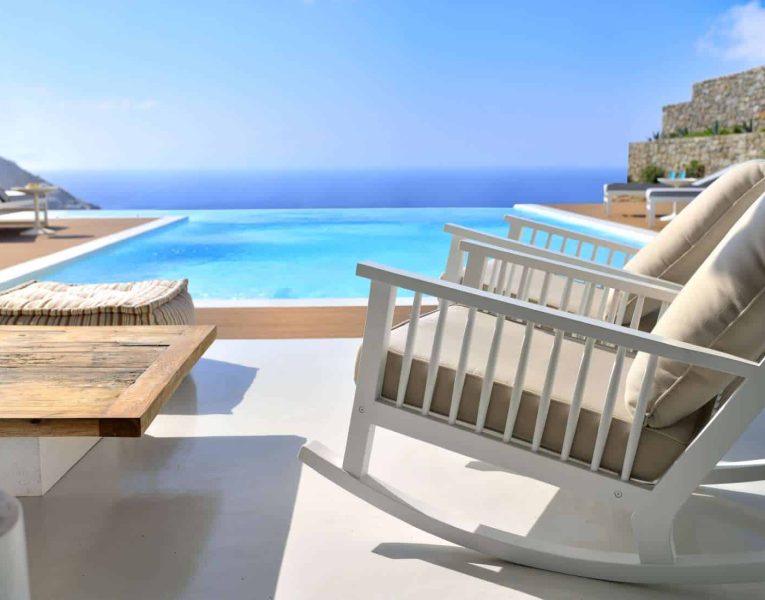 Villa Eterea in Mykonos Greece, pool 4, by Olive Villa Rentals