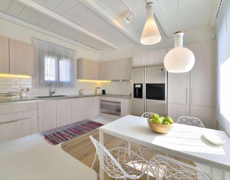 Villa Hypatia in Mykonos Greece, kitchen 2, by Olive Villa Rentals